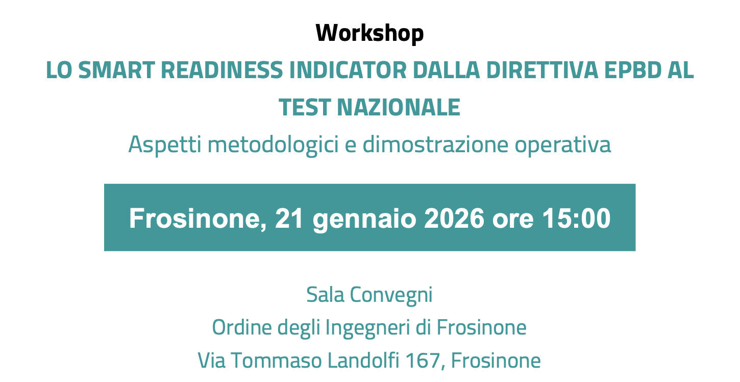 Smart Readiness Indicator dalla Direttiva EPBD al test nazionale